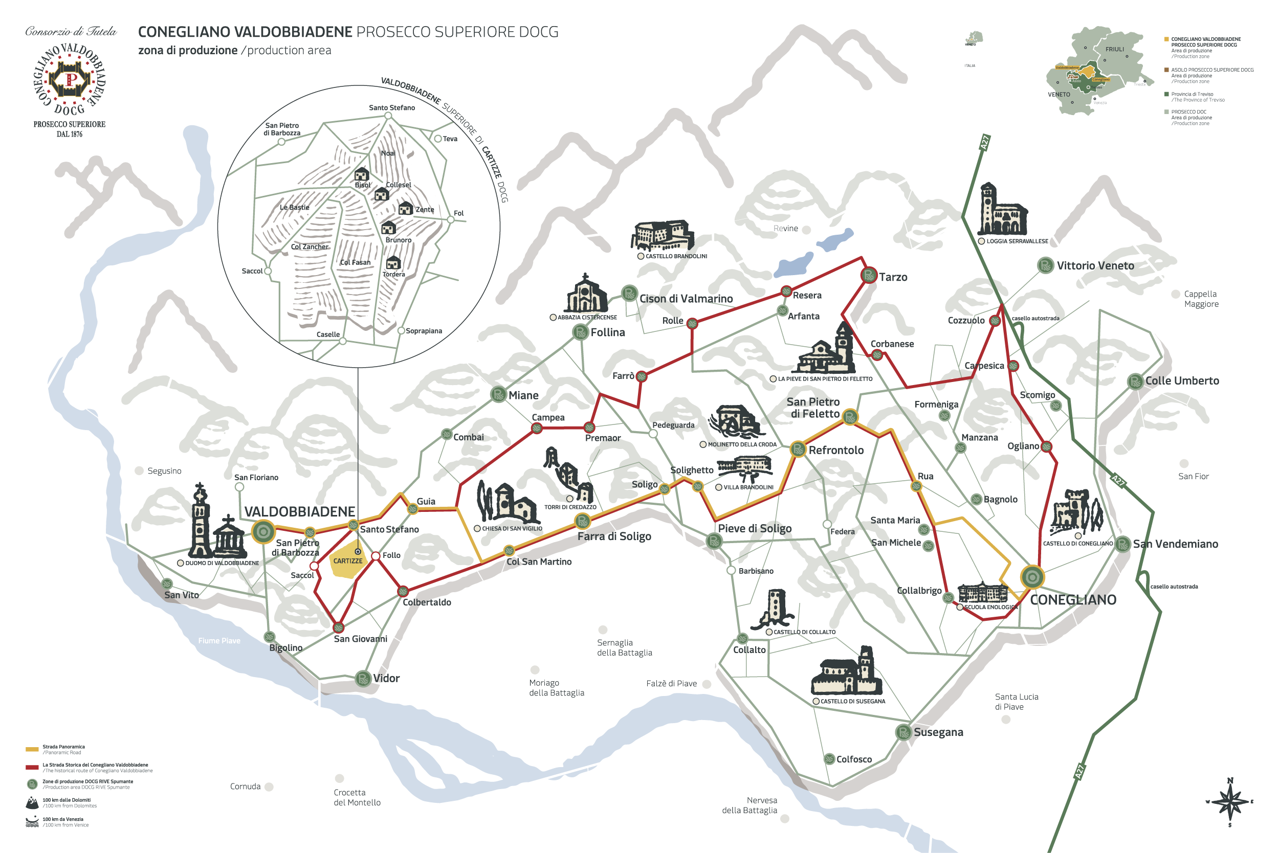 mappa docg